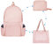 Prizmxed Faltbarer Rucksack Ultraleicht, 25L Verformbar, drei-in-eins, Faltrucksack, Leichte Wasserdichte Handtasche/Schultasche, Foldable Backpack, Unverzichtbar für Reisen und Einkaufen (Rosa)