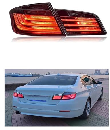 LMHGMUBVR Blinker Für B&MW 5 Series F10 F18 2011-2017 12V M5 Start Animation Lampe DRL Signal Bremse Auto Blinker Rücklicht Plug & Play Auto Lichter