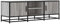vidaXL Mobile TV Grigio Sonoma 120x35x41cm Legno Multistrato e Metallo, Supporto TV, Mobile HiFi, consolle TV, credenza TV