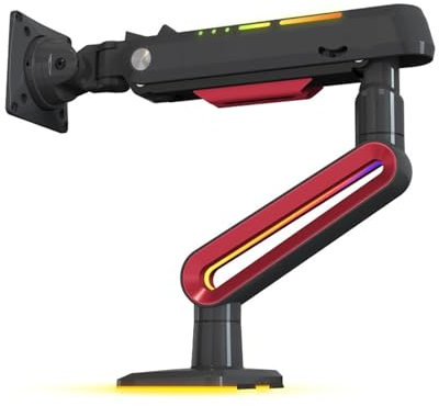 DRJBBODVQ Supporto for Monitor E-Sports Braccio robotico Supporto Elevato da Tavolo Rotazione dello Schermo 32-60 Pollici L60
