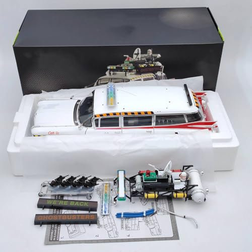 HW 1/18 für Ghostbusters II ECTO 1A Elite X5470 Diecast Modellauto Kollektion