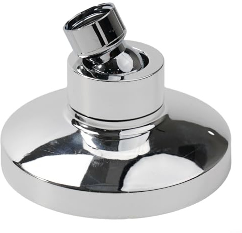 Pulverizador de cabezal de ducha ajustable, 10 cm, montaje en pared, accesorio de baño para hotel, dormitorio, piscina, ABS, gris