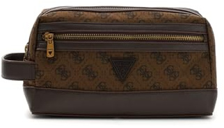 GUESS Utensilientasche Berlin Small Necessaire Coffee braun
