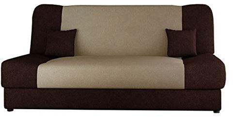 Mirjan24 Schlafsofa Jonas Style, Sofa mit Bettkasten und Schlaffunktion, Bettsofa, Schlafcouch, Microfaser, Couch vom Hersteller, Wohnlandschaft (Alova 68 + Alova 07)