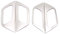 HIGH FLYING pour 3008 GT / 5008 2017-2022 Intérieure Poignée de Porte Latérale Bol Cadre Décorative Couvercle Accessoires Auto 4 pièces
