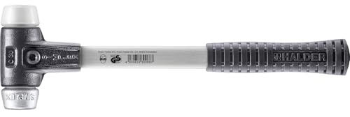 SIMPLEX-Schonhammer, Superplastik/Weichmetall; mit verstärktem Tempergussgehäuse und Fiberglasstiel | D=30 mm | 3779.030