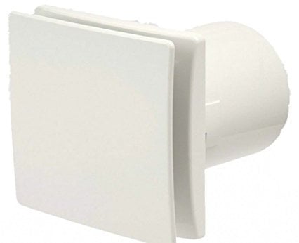 Manrose RT Deco 4 6 Extractor Fan White or Chrome Timer Standard Humidity … (4 100mm Standard, White)