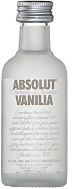 Absolut Vanilla Vodka Miniature - 5cl Single Bottle