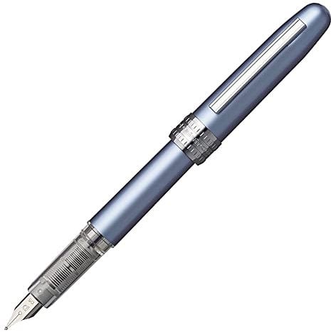 Platinum Plaisir Frosty Blue Fountain Pen (Fine)