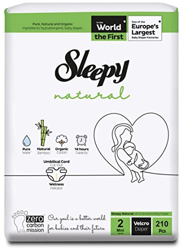 Sleepy Natural Windel Größe 2 Mini 42x5