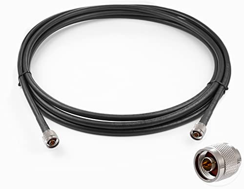 Vecys N a N Jumper N maschio a N maschio cavo coassiale a bassa perdita VLMR400 16.4FT/5M per 3G 4G 5G LTE Antenna Ham Radio GPS WiFi