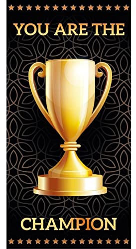 APTEX Pokal Champion Duschtuch Badetuch Handtuch Strandtuch 70 x 140cm