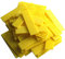 Lokatall Lot de 50 entretoises plates pour vitrage de fenêtre, entretoises pour joints en verre, joints de fenêtre en aluminium, mise à niveau des sols, 100 x 26 mm (jaune, 3 mm)