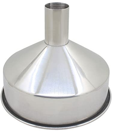 HOMEXO Trichter, groß, Edelstahl 304, mit Filter, Haushaltsöltrichter, extra großer industrieller Trichter, 1 Stück (Color : 210-38mm)