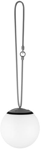 REV Solarkugel für außen zum Aufhängen - Ø 20cm, 20lm, 3000K, IP44 spritzwassergeschützt - ideale Gartendeko für draußen