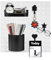 Wandpaneel-Kit Pegboard Wandhalterung DIY Pegboard Wand Lochplatte Wandhalterung für Werkstatt, Werkstatt und Werkbank, Desktop-Aufbewahrung, Bastel- und Dekorationsartikel (Weiss - B)