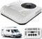 Aire Acondicionado de 12V/24V para Caravana - Aire Acondicionado de Techo para MonovolúMenes, Camionetas, Autocaravanas, Camiones, VehíCulos AgríColas, Excavadoras,White12V