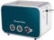 Russell Hobbs 2 Slice Distinctions Toaster (Countdown to ready, Extra wide & long slots, 6 Browning levels & Defrost/Reheat/Cancel, Lift & Look feature, 1600W, Stainless Steel & Ocean Blue) 26431