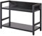 IBUYKE Gewürzregal mit 2 Ebenen, Küchenregal, für Arbeitsplatte, Schreibtisch Organizer,Aufbewahrung für Gewürze,für Küche, Wohnzimmer, Büro,Schwarz TLJ002B