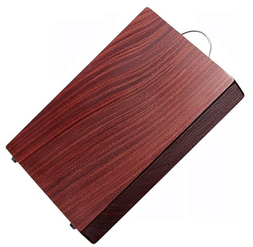 Planche À Découper Planches à découper planche à découper en bois massif avec poignées for cuisine coupe viande poisson légumes Fruits fromage pain Cuisine Camping ( Color : A , Size : 45*30*2.6cm )