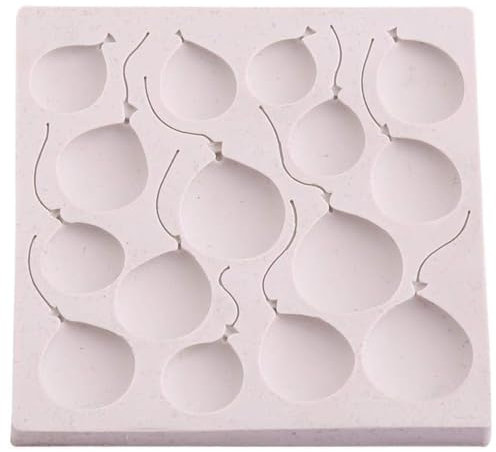 VIFERR Stampo in Silicone Fondente Stampi per Caramelle Palloncini per Torte 3D Mini Decorativo Stampi Fai da Te per Cioccolato Gelatina Biscotti Torte, Grigio Chiaro