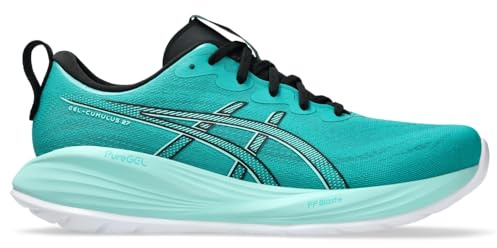 ASICS Herren Gel-Cumulus 27 Sneaker, Wave Teal Illuminate Mint, 43.5 EU