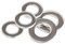 50 rondelles plates M2.5 (OD = 5 mm, 0,5 mm d'épaisseur), acier inoxydable 304/18-8, finition unie, rondelles plates