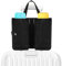 Travel Drink Cup Holder, Foldable Suitcase Drink Carrier Hold 2 Coffee Mug with Shoulder Strap for Roll on Suitcase Handles