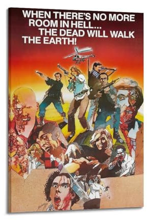 SILATSAWTU Filmposter The Living Dead Dawn, dekoratives Gemälde, Leinwand, Wandposter und Kunstdruck, moderne Familienschlafzimmer-Dekoration, Poster, 30 x 45 cm