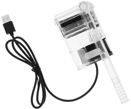 BELLIFFY Usb Mini Waterfall Aquarium Filter Silent Filtration Box for Fish Tanks Efficient Oxygen Increase Compatible Various Convenient Design for Aquatic Environments