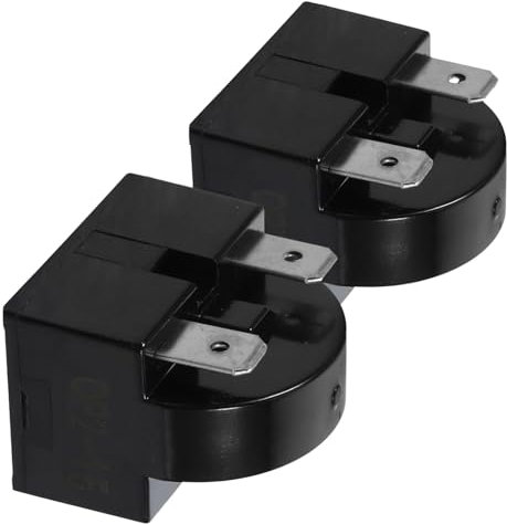 DOITOOL 2stücke Kühl- Gefrierkombination-überlastschutz Für Kühlschrankkompressor Kühlschrank-überhitzungsschutz Ersatz-kompressor-startschutz Aus Kunststoff Und Metall Passend Für