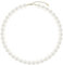 Lotus Karen Perlenkette für Frauen Süßwasserperlen Choker für Party Strand Weihnachten Hochzeit Geburtstag Jahrestag Schmuck Geschenke für Tochter Mama Freunde Großmutter Lehrer selbst (4mm)