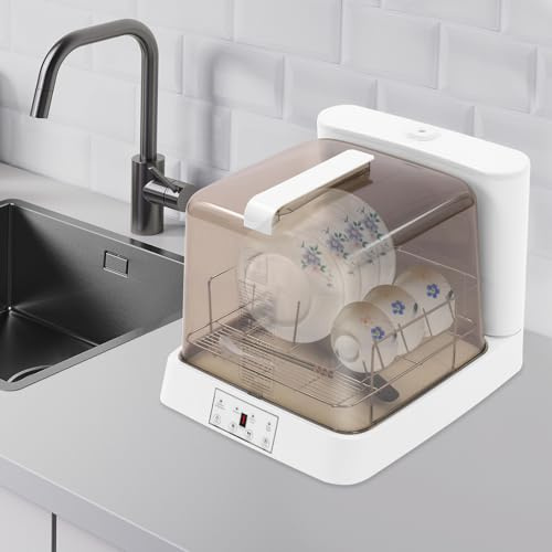 Mini lavaplatos portátil, vajilla eléctrica, lavadora, lavavajillas, lavavajillas, lavavajillas de mesa, independiente para casas, residencias, dormitorios, barcos, autocaravanas, etc. 800 W