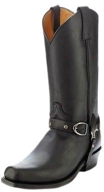 Icon Carnaby Street (Sendra 3091 - Stivali da cowboy western, unisex, da adulto, senza lacci, a metà polpaccio, colore nero, taglia 41-47, Nero , 42 1/3 EU