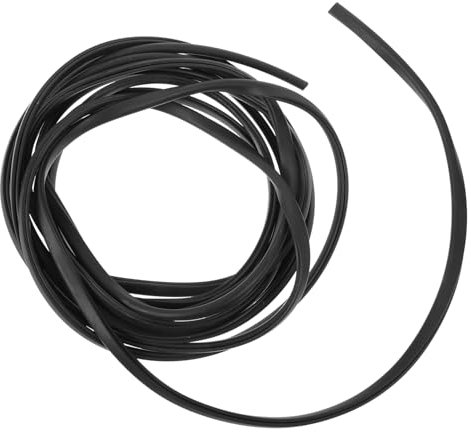 TOPBATHY 1 Rolle Anti-Kollisionskante Streifen Tür Garagentordichtung bewachen Kantenschutz Heckklappendichtung Gummi Schwarz