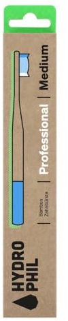 Hydrophil Bambus Zahnbürste Professional, Medium, sortiert Natur|Atlantic Ocean (10)