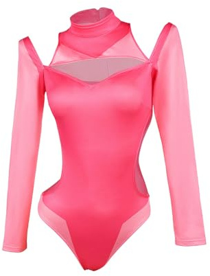 Yulefly Atom Eve Costume Invincible Cosplay Badeanzug Eve Swimsuit Rosa