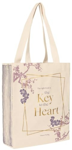 moses. Leselust-Shopper Classics, Tragetasche in Buchform, aus 100% Baumwolle, Große Büchertasche mit Buch-Motiv