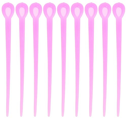 Agujas para Permanente de Plástico, 180 Piezas | Peluquería y Peinados, Diseño Liso de Fácil Agarre, Aptas para Cabello Húmedo, 2 Paquetes