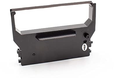 vhbw Farbband Schriftband kompatibel mit Samsung ER550, ER350, ER 350 Nadeldrucker, Bondrucker - Schwarz