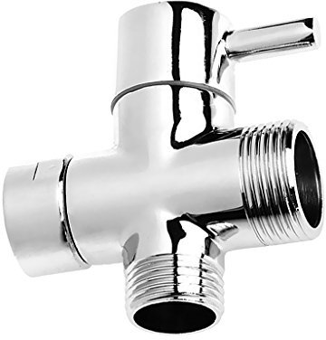 MagiDeal 1/2 Pouces T-Adaptateur 3-Voies Valve Vanne pour Déviateur Pulvérisateur Douchette de Salle de Bain