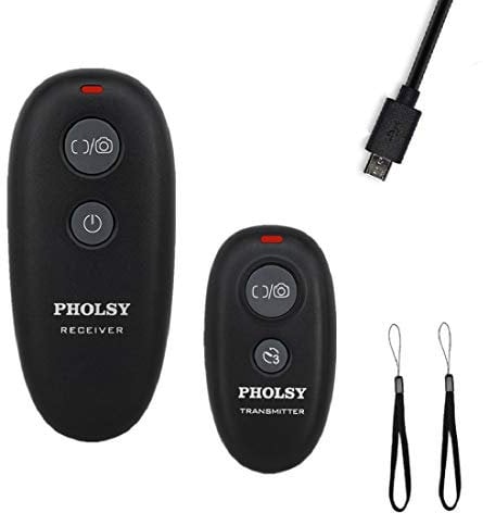 PHOLSY Kabellose Kamera Fernauslöser Auslöser Fernbedienung Kompatibel mit Fujifilm GFX50S X-Pro2 X-H1 X-T2 X-T1 X-T10 X-T20 T100 X-E2S X-E2 X-E3 X-M1 X-A20 X-A5 X-A3 X-A2 X-A1 X-A10 X100F X100T X70