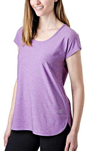 Tuff Damen Active Keyhole Tee Variety, Stiefmütterchen Violett, X-Groß