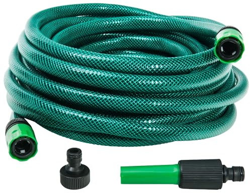 WERKA PRO Tuyau avec raccords et Lance d15mm 20 m