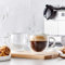 Safdie & Co. 2-teiliges Set aus isolierten Cappuccino-Tassen, Glas-Kaffeetassen, 225 ml, transparent