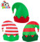 Spooktacular Creations 3er Pack Weihnachtselfen Filz bunter Hut Weihnachtsfeiertags-Party-Hüte mit Einheitsgröße passend für die meisten Unisex-Hüte für Jingle Bells Kinder, Jugendliche, Erwachsene