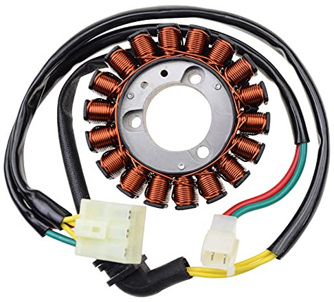 GOOFIT 18 Spule 7 Draht Motorrad Magneto Stator Spule zündung Generator Motorzubehör Ersatz für CB400 1999-2006