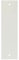 Dieffematic PLACCA 142 MM BIANCO CIECA COPRI FORO AVVOLGITORE MOTORE TAPPARELLE