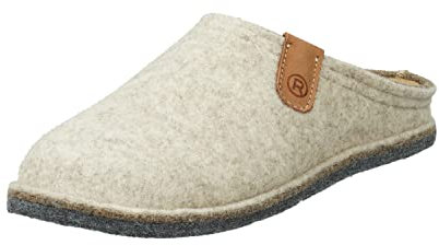 Rohde Damen Hausschuhe Pantoffeln Softfilz Lucca 6820, Größe:42 EU, Farbe:Beige