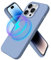 ORNARTO Magnetisch für iPhone 14 Pro Hülle 6,1 Zoll 2022, [Kompatibel mit MagSafe] Silikon Case Voller Schutz Flüssig Silikon Handyhülle für iPhone 14 Pro Sierrablau